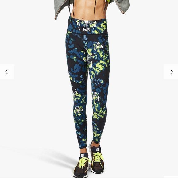 Sweaty Betty Power Gym Leggings Lime Punch Floral
